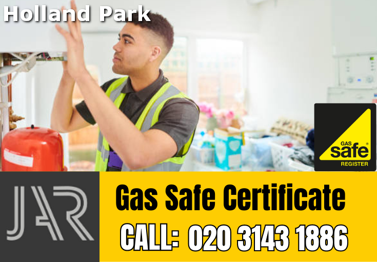 gas safe certificate Holland Park